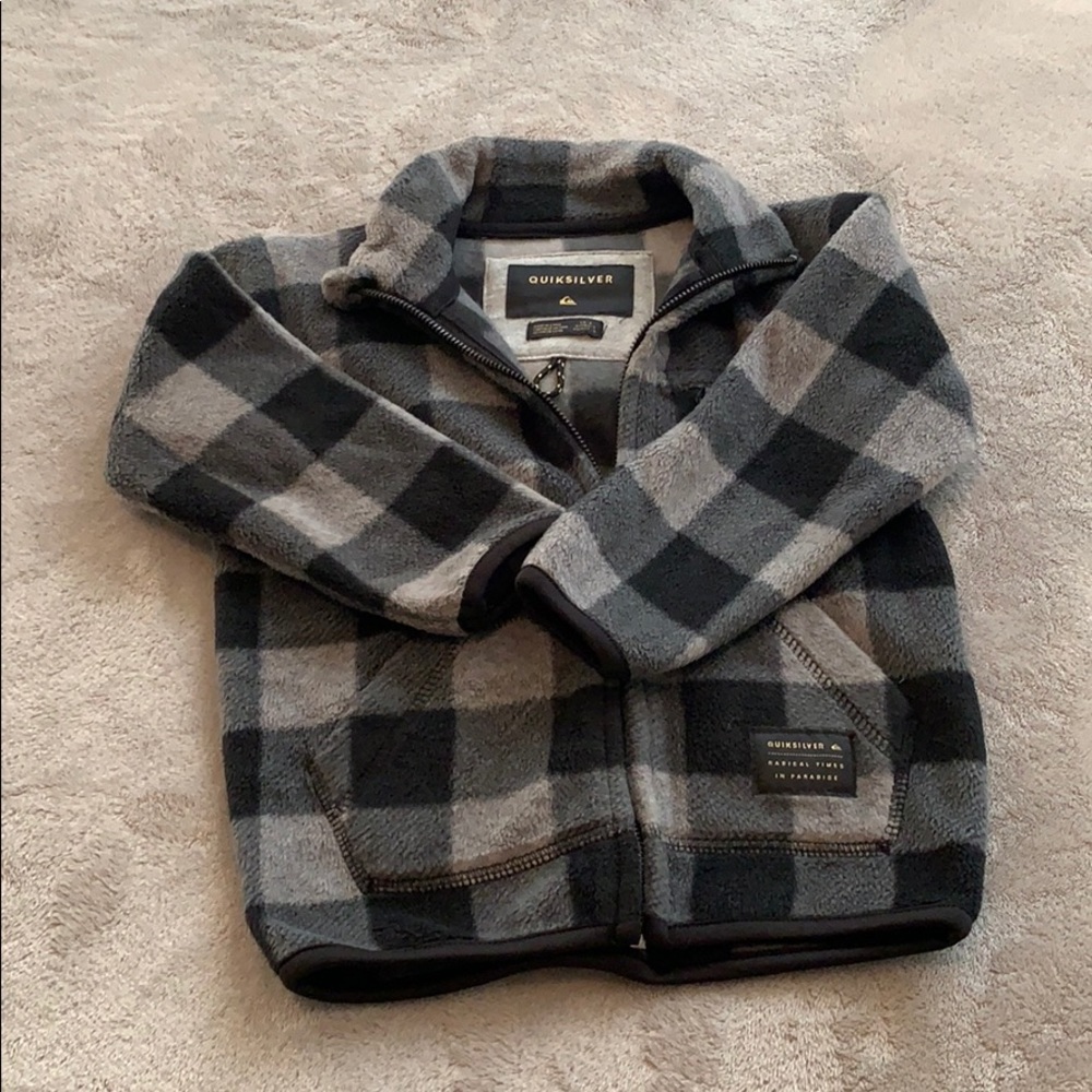 Boys Quicksilver zip up sweater